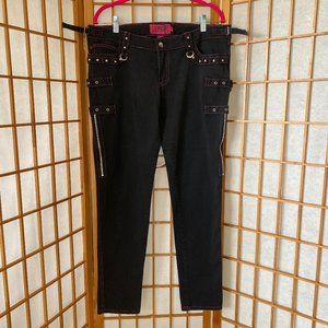 TRIPP NYC | Black Wide Leg Pants | size 15 Juniors/Large